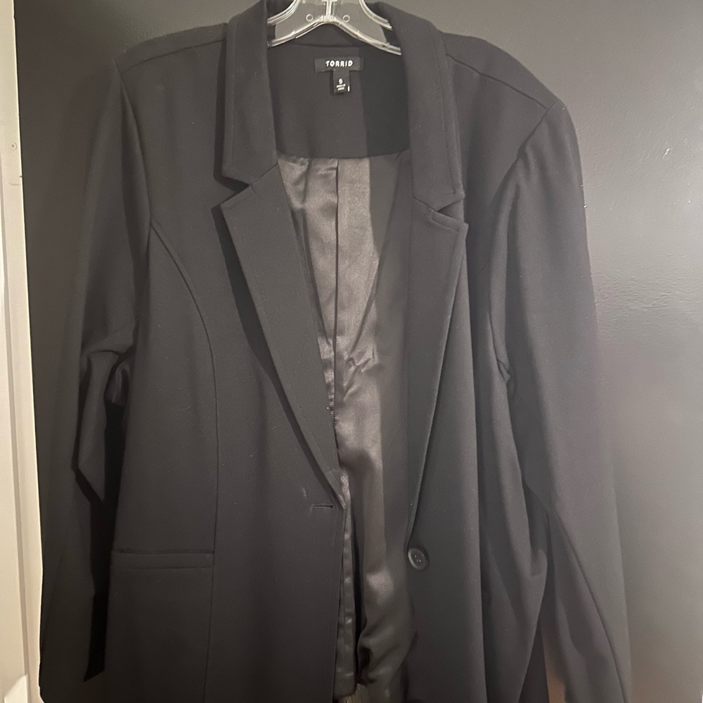 Torrid Classic Black Suit Jacket